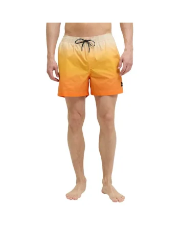 Short JACK &JONES Maui Swim Dip Dye AKM 45464, Portocaliu