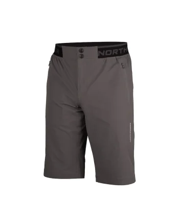 Pantaloni scurti cu talie elastica pentru barbati Roberto, Gri inchis