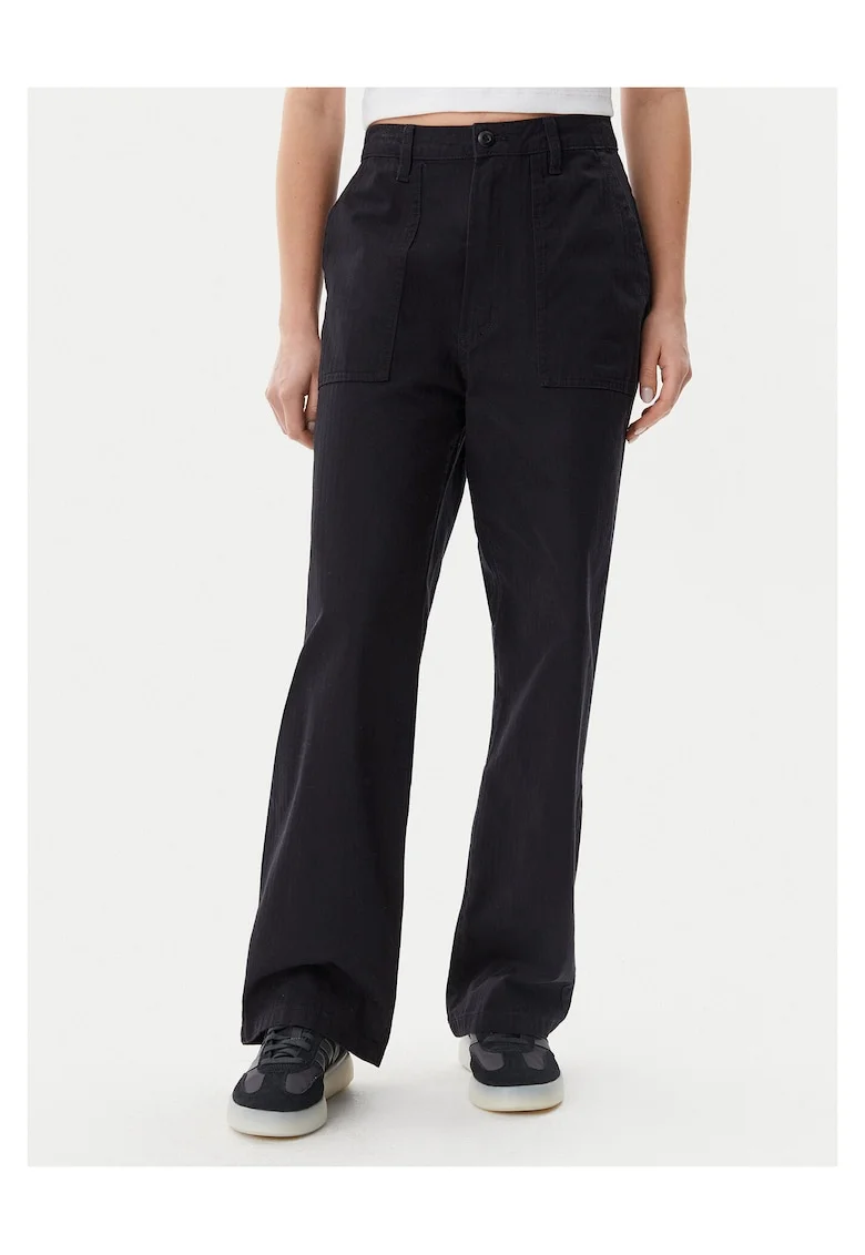 Pantaloni pentru dama,  negru, stofa