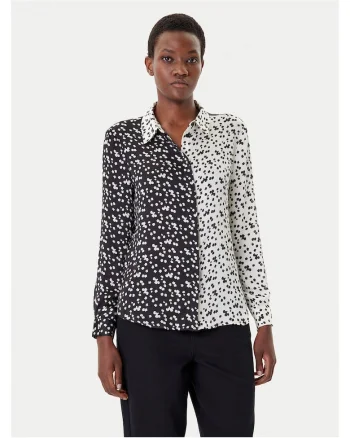 Camasa dama  negru\alb