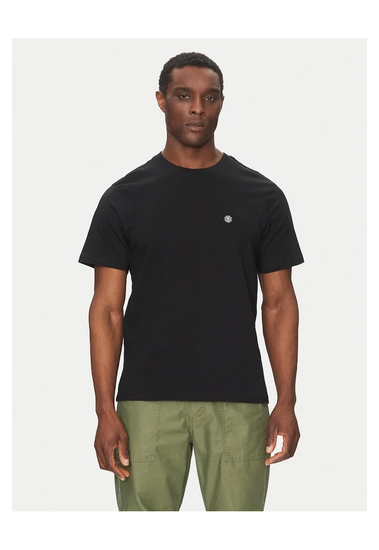 Tricou barbat,  negru, din bumbac 100%