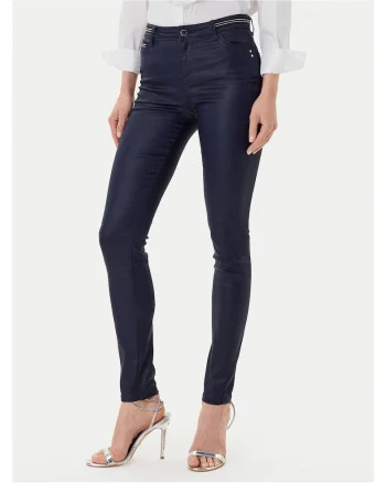 Pantaloni eleganti pentru dama  bleumarin, stofa,