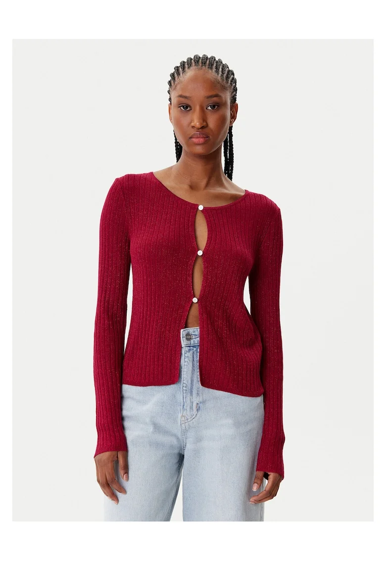 Cardigan dama  rosu