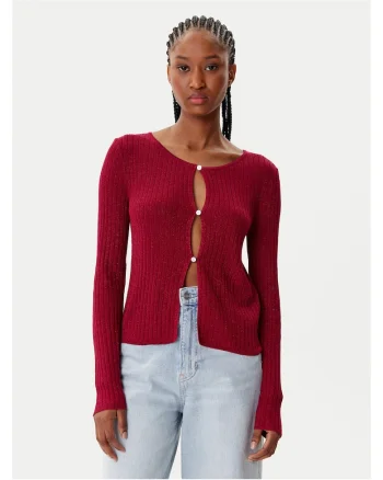 Cardigan dama  rosu