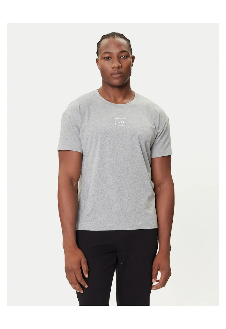 Tricou barbat  gri, bumbac