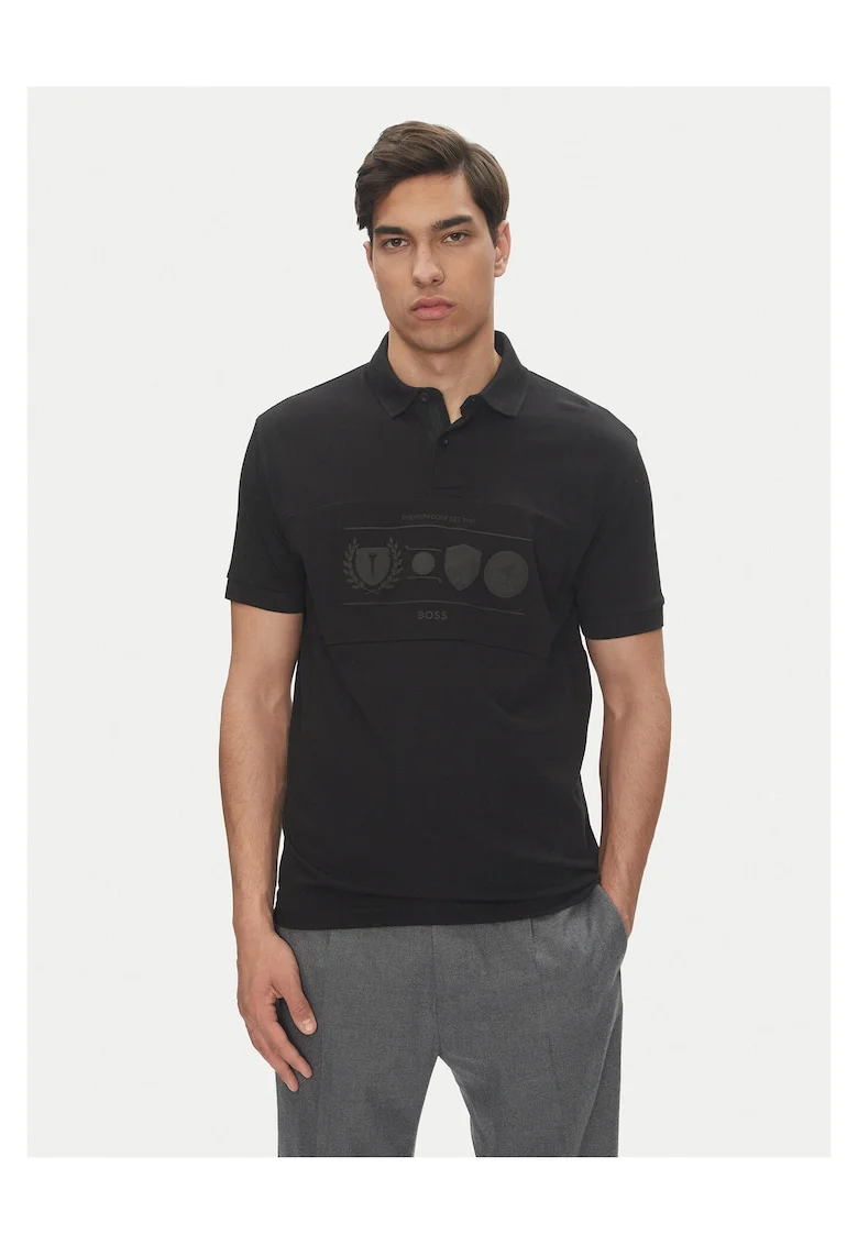 Tricou pentru barbati,  culoare negru, bumbac