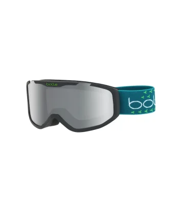 Ochelari schi  ROCKET PLUS MATTE BLACK & GREEN BLACK CHROME