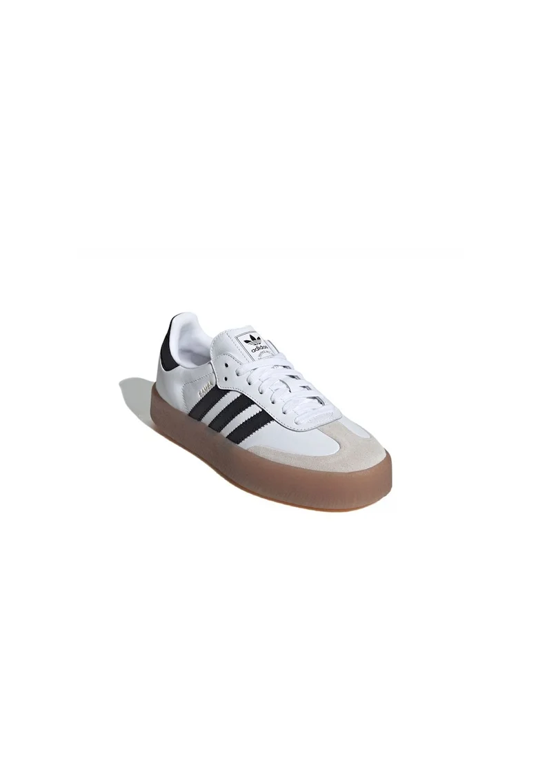 Pantofi sport pentru dama,  piele naturala, Alb/Negru