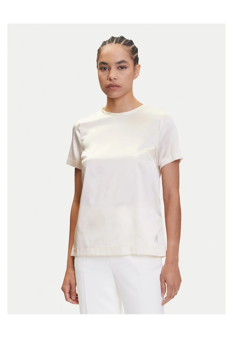 Tricou dama  4YGH07 7117A, ecru