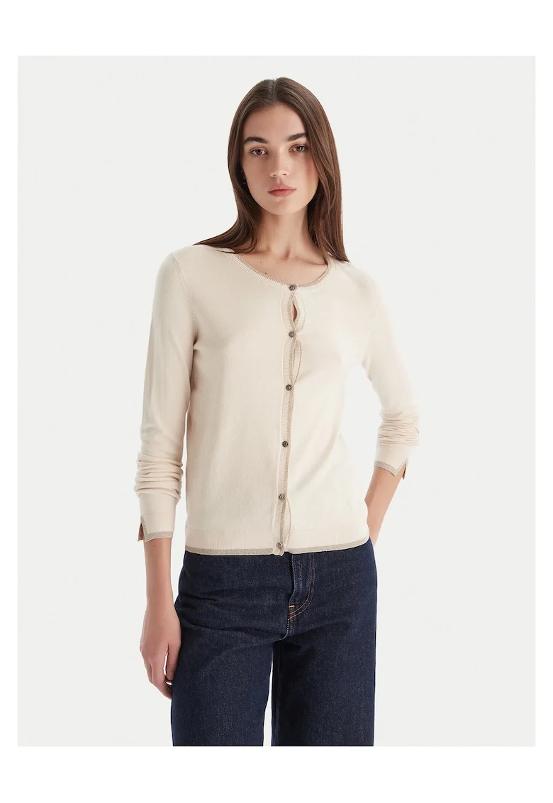 Cardigan dama  ecru