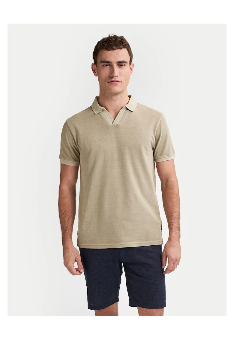 Tricou barbati  bej, bumbac