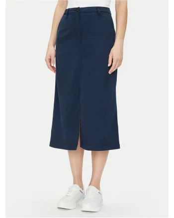 Fusta midi femei  bleumarin