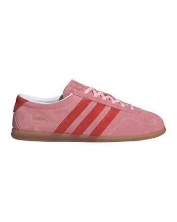 Pantofi sport low-cut din piele intoarsa cu logo Gazelle, Portocaliu/Roz