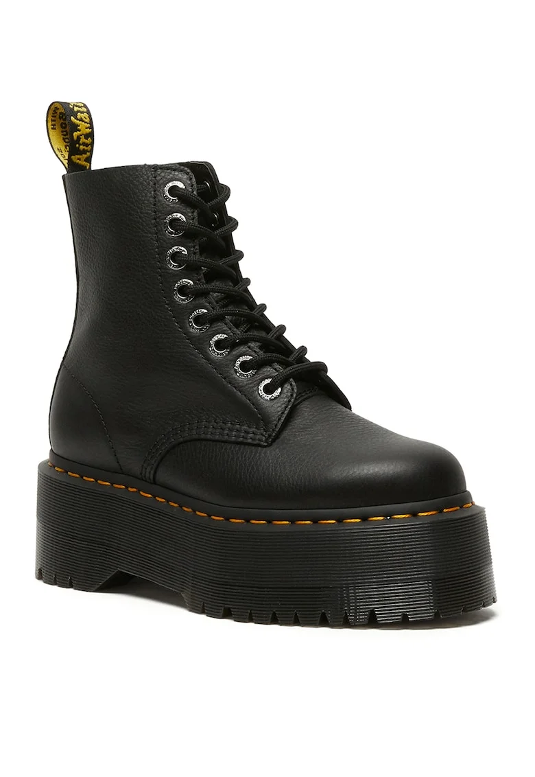 Ghete de piele 1460 Pascal, Negru