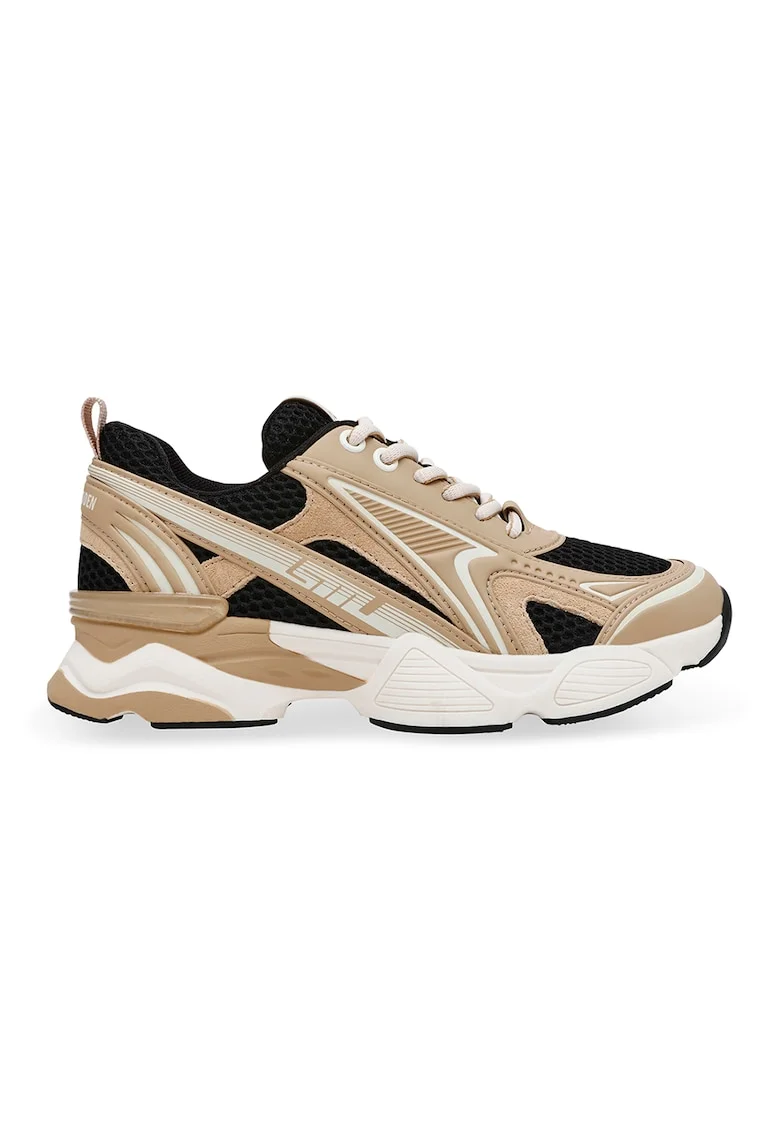Pantofi sport low-cut Speedster-E, Maro inchis/Negru/Alb murdar