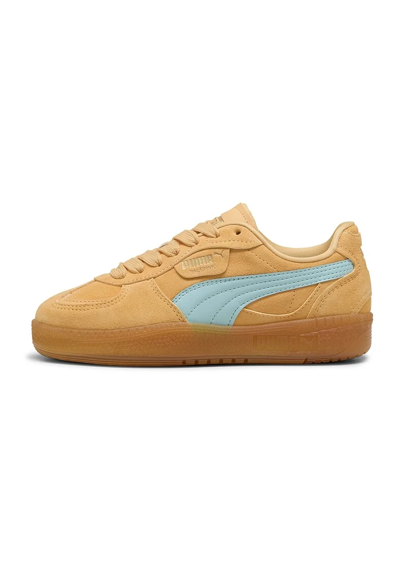 Pantofi sport Palermo Moda Xtra Gum low-cut, Albastru lavanda/Maro deschis