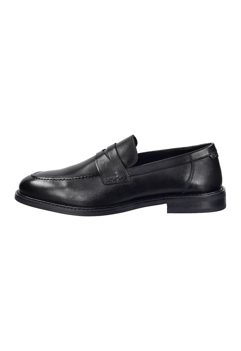 Pantofi loafer din piele Lozham, Negru