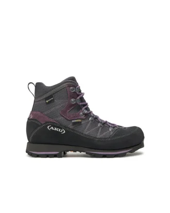 Bocanci trekking dama  304276019, Piele naturala, Gri, Gri