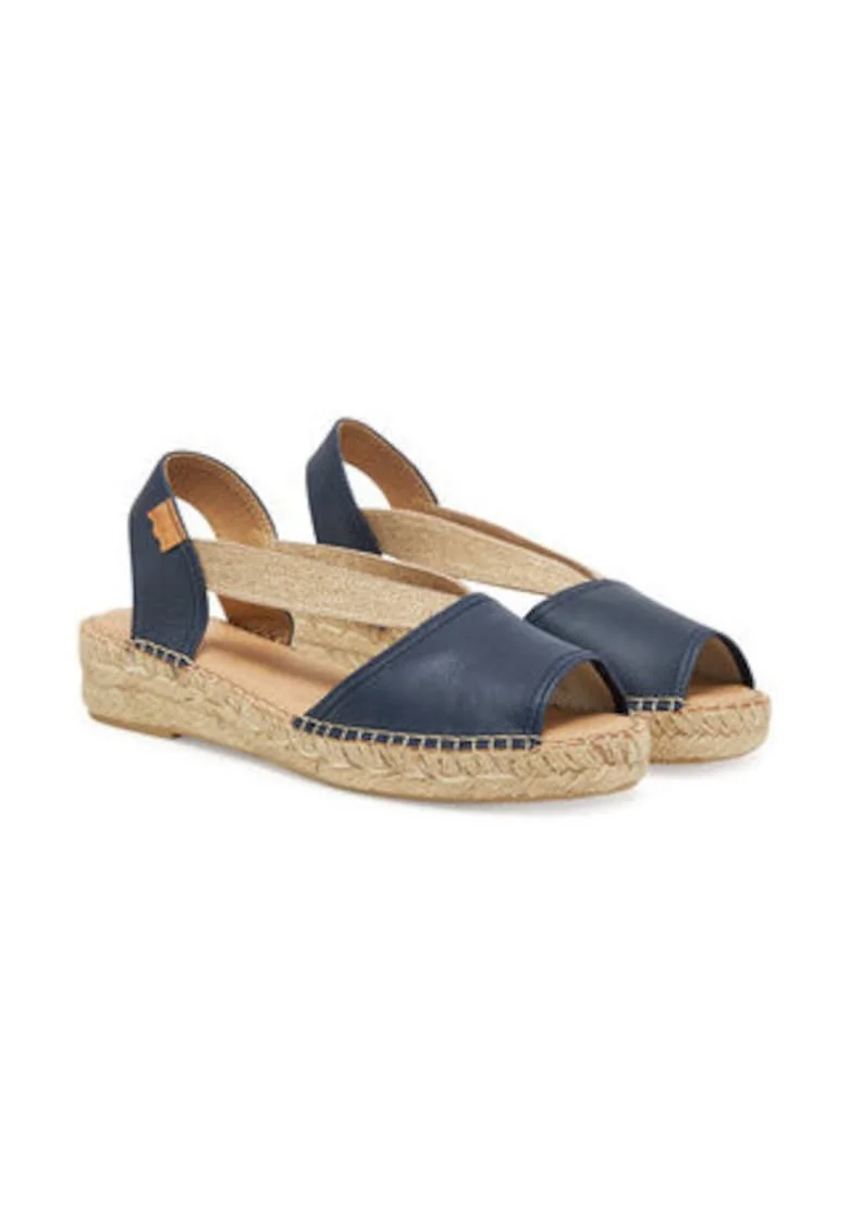 Espadrile dama  textil, albastru,