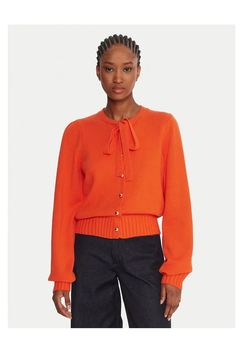 Cardigan dama  portocaliu