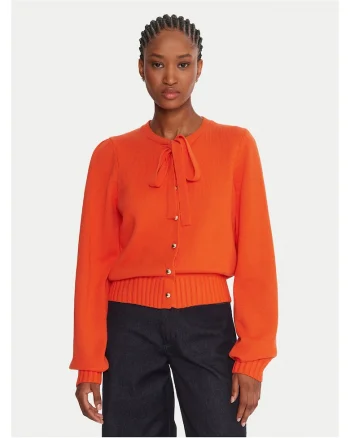 Cardigan dama  portocaliu