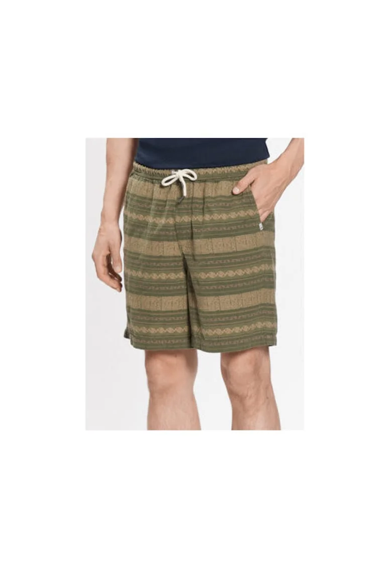 Pantaloni scurti barbati,  301883982, Bumbac, Verde, Verde