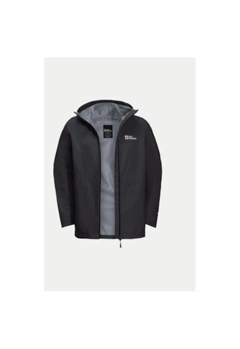 Geaca barbati,  303953300, Poliester reciclat, Negru, Negru