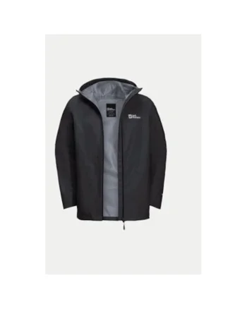 Geaca barbati,  303953300, Poliester reciclat, Negru, Negru