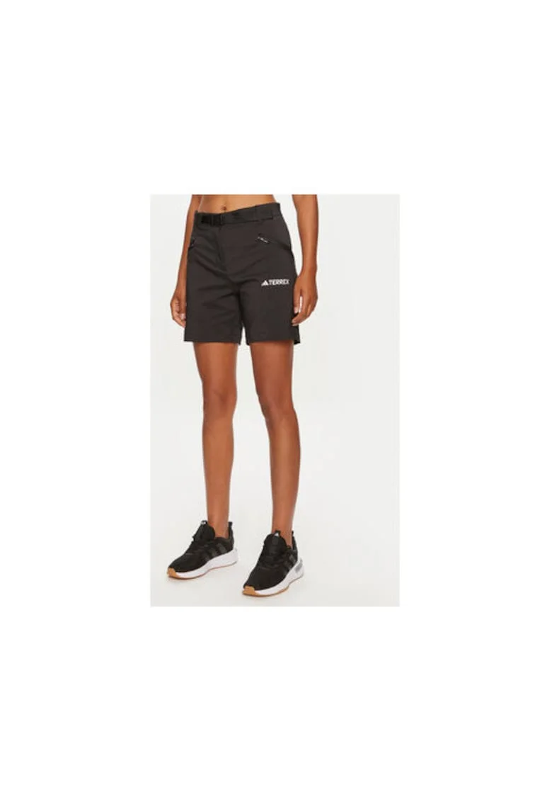 Pantaloni scurti dama,  303973155, Poliester reciclat, Negru, Negru
