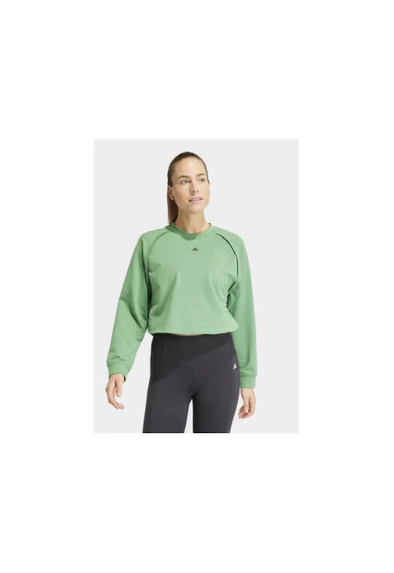 Bluza termica dama,  303458218, Poliester reciclat/Bumbac, Verde, Verde