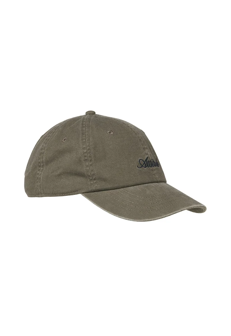 Sapca cu broderie, Maro taupe