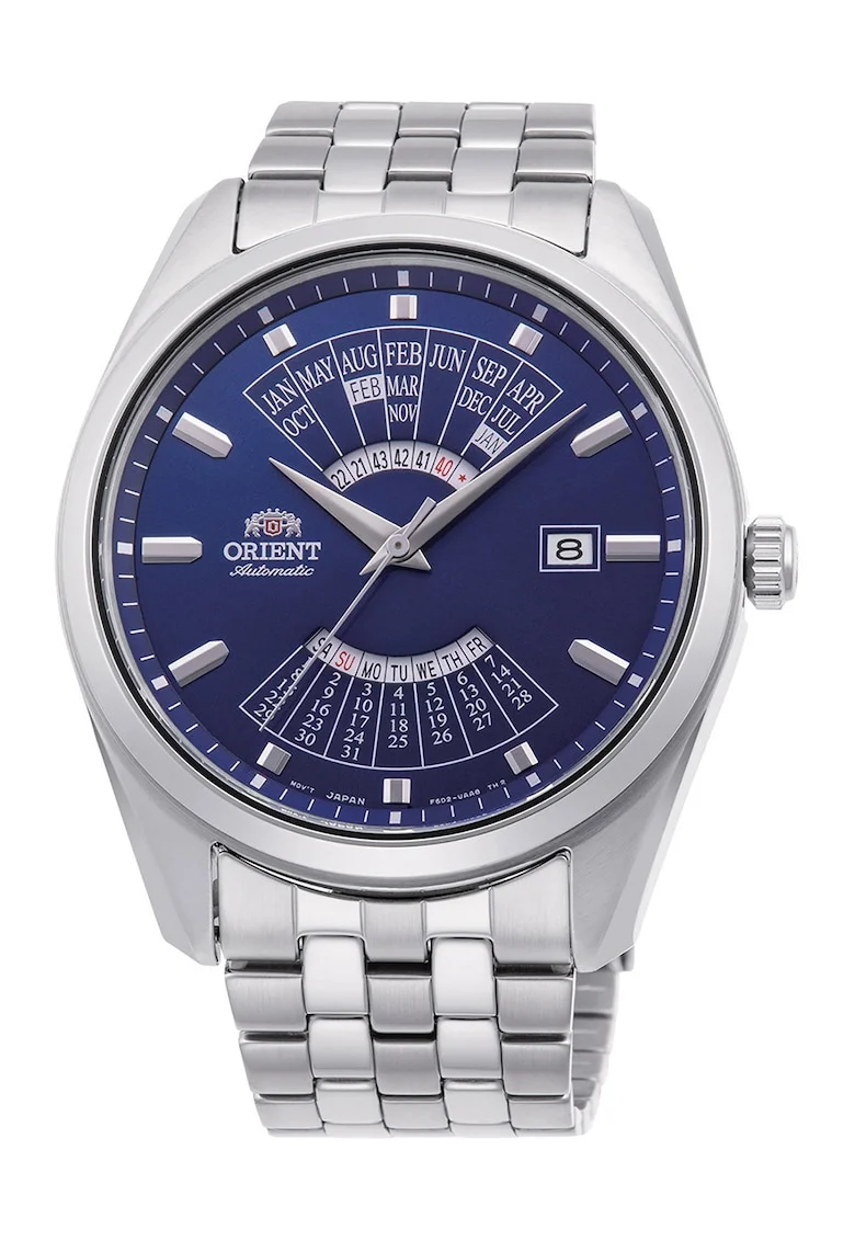 Ceas automatic cu calendar anual, Argintiu
