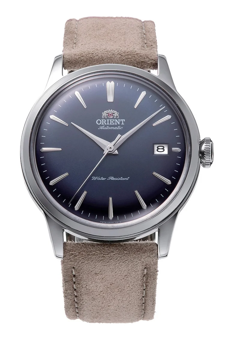 Ceas automatic cu logo pe cadran, Maro taupe deschis