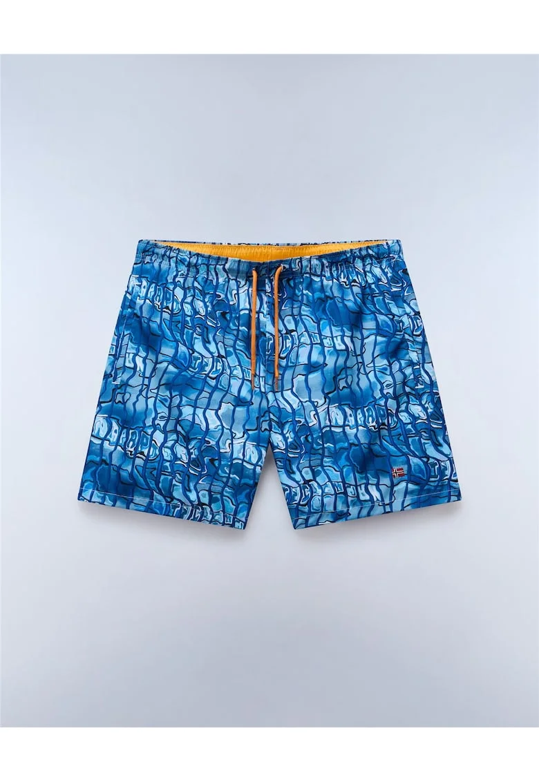 Pantaloni scurti de baie cu talie ajustabila Inuvik, Albastru