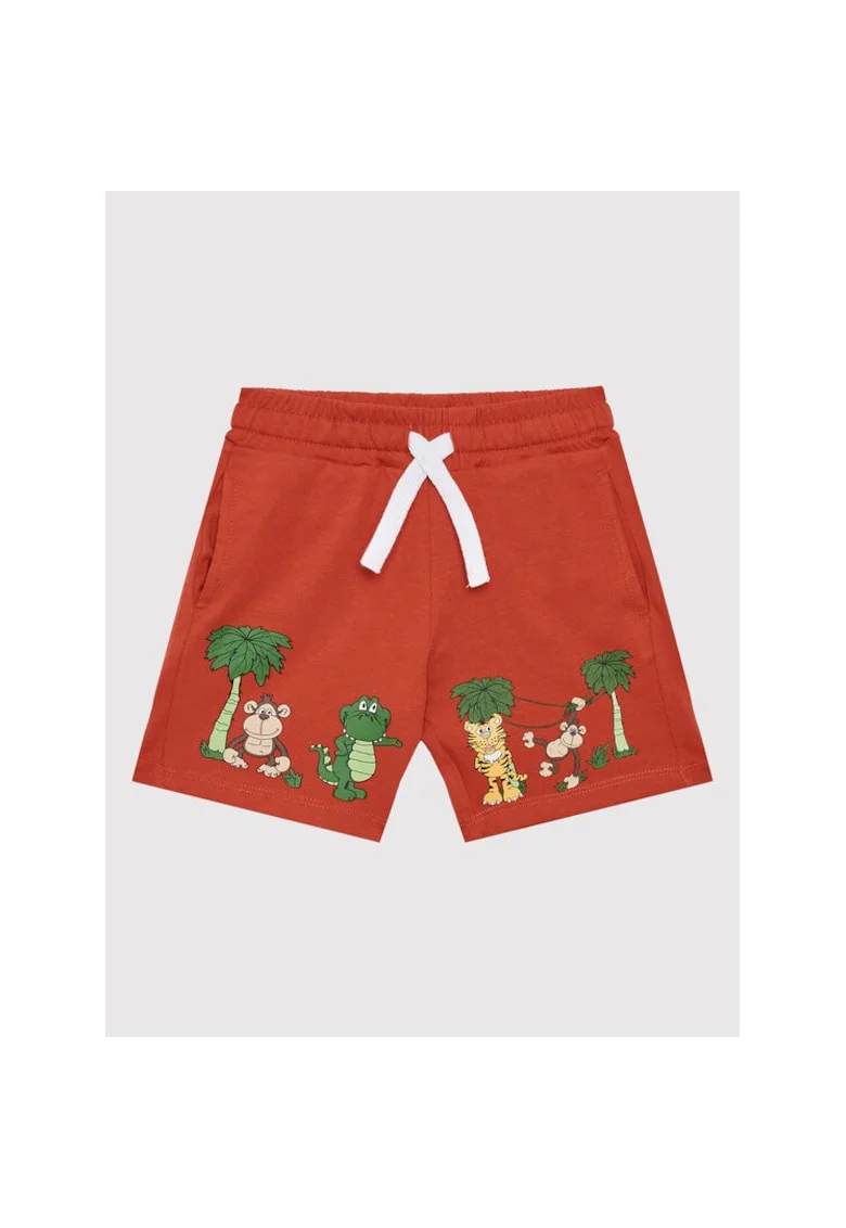 Pantaloni scurti baieti,  300143674, Bumbac, Negru, Negru