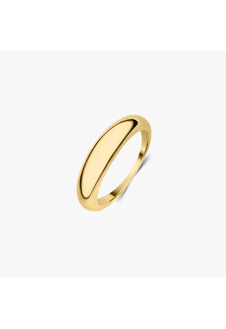 Inel din argint Golden Thin Dome