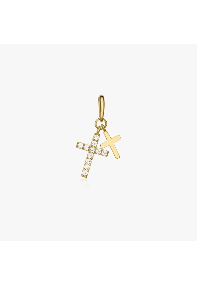 Pandantiv din aur Double Cross