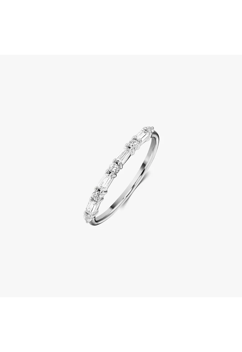 Inel argint Baguette - Zirconiu