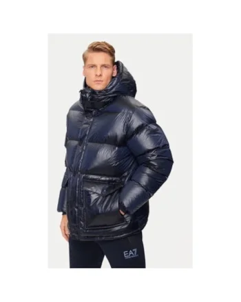 Geaca barbati, Emporio Armani  304211966, Poliamida, Albastru, Albastru