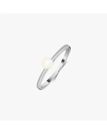Inel din argint Pearl Solitaire