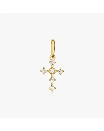 Pandantiv din aur Brilliant Cross - Diamante