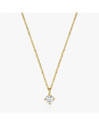 Colier din aur Timeless - Diamant 0.1 CT