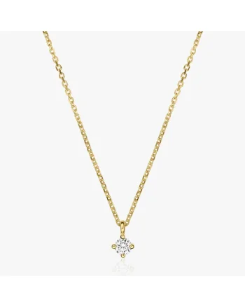 Colier din aur Timeless - Diamant 0.05 CT