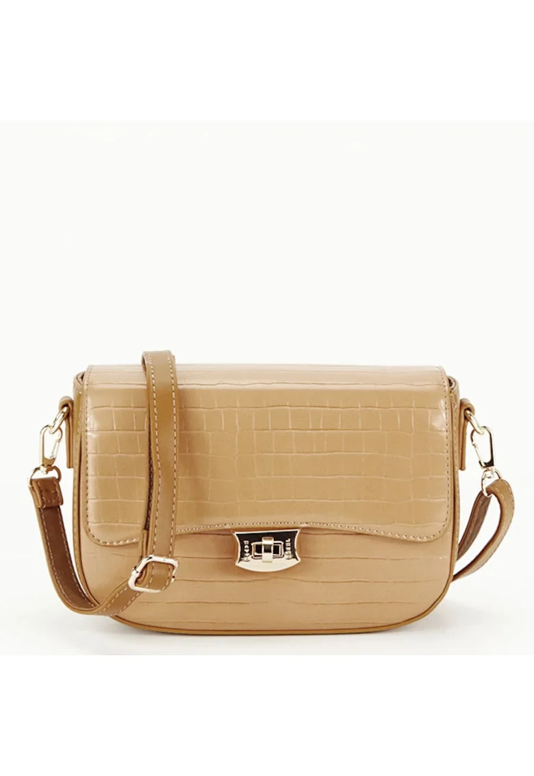 Geanta mica  Paris 7002-1 14 Camel 14303, Maro deschis
