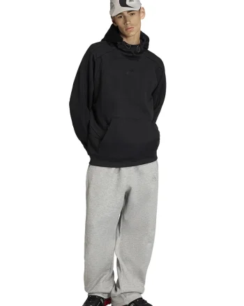 Pantaloni lejeri de trening cu buzunare, Gri melange