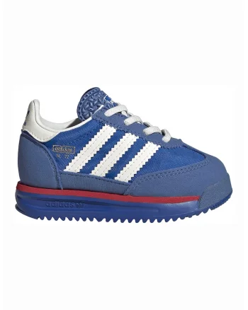 Pantofi sport SL 72 RS cu insertie din plasa, Alb/Albastru