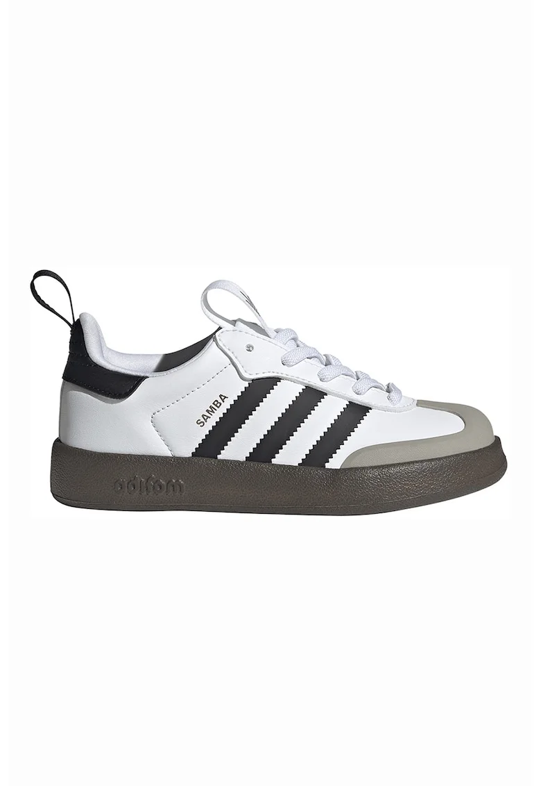 Pantofi sport Adifom Samba 360, Alb/Negru/Maro taupe deschis