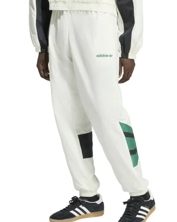 Pantaloni de trening cu logo brodat Santiago, Rosu/Alb/Negru
