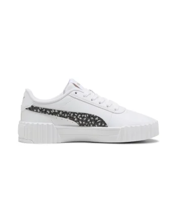 Pantofi sport  pentru Fete, carina 3 0 animal jr, 402268-01, Alb, Alb