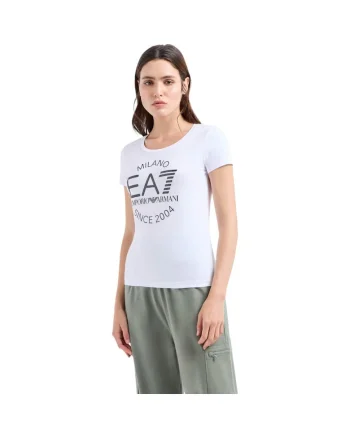 Tricou  EA7 Crossover Stretch 38884, Alb